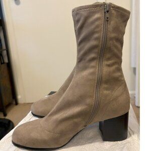 Design Lab Sool Fabric Mid Calf Booties 9M